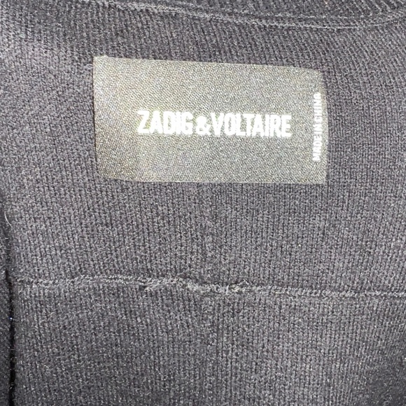 Zadig & Voltaire Rhinestone-Embellished Cardigan - Picture 6 of 7